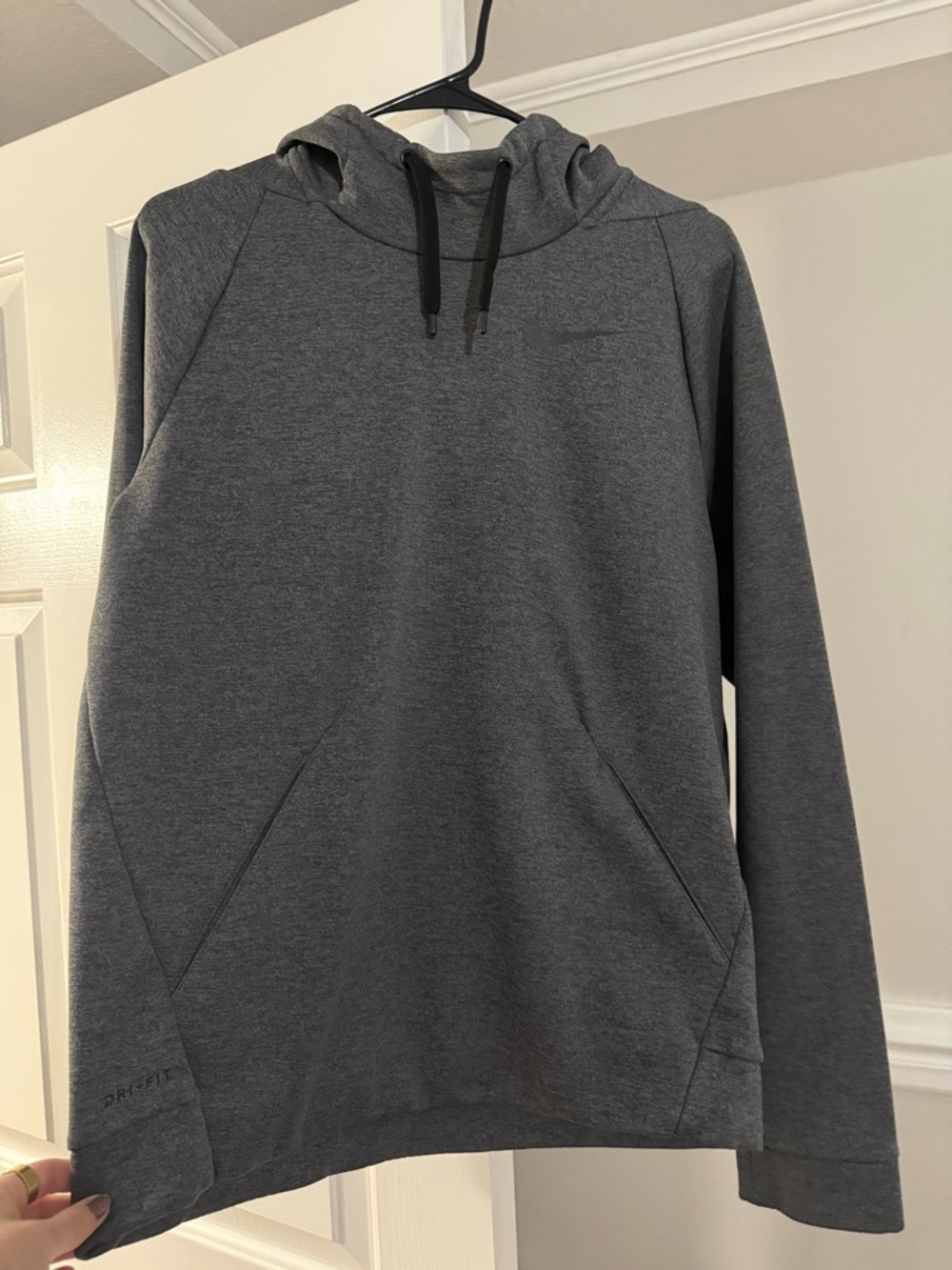 Women’s Small Heather Gray Hooded Performance Pullover - Maybe worn once